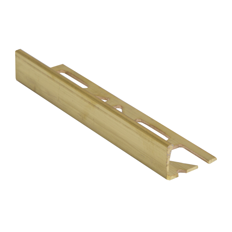 Straight Edge Solid Brass Tile Trim Dsm By Dural Premium Tile Trim 3183